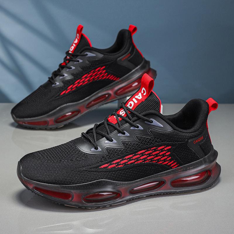 Мужская спортивная обувь весна новая обувь из летучей ткани модная повседневная беговая обувь мужская обувь