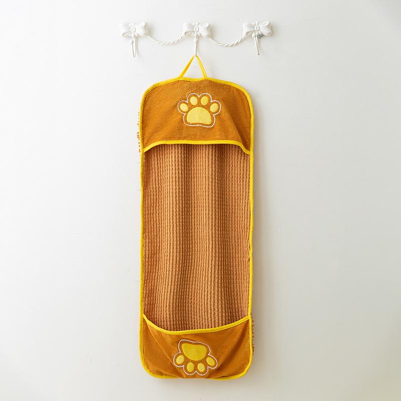 Полотенце для собак и кошек, суперабсорбирующее, быстросохнущее, большое, утолщенное, банное полотенце, чистка домашних животных, принадлежности для кошек