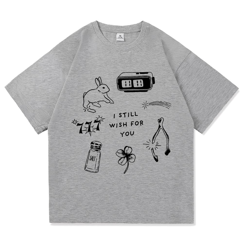 Lucky Charm Collage TShirt Wishbone Album Conan Gray Kid Krow 2026 UnisexWomen Clothing Harajuku High Quality Tops Cotton TShirts