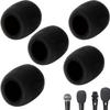 Microphone Sponge Windshield Cover, High-Density Microphone Sponge, Thick Sponge, Dustproof, Reusable, 76*60mm, 40mm Inner Diameter, Universal Fit, Se