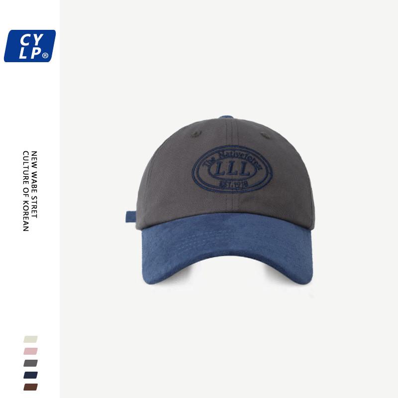 Повседневная элегантная весенняя бейсболка разных цветов со стильной вышивкой