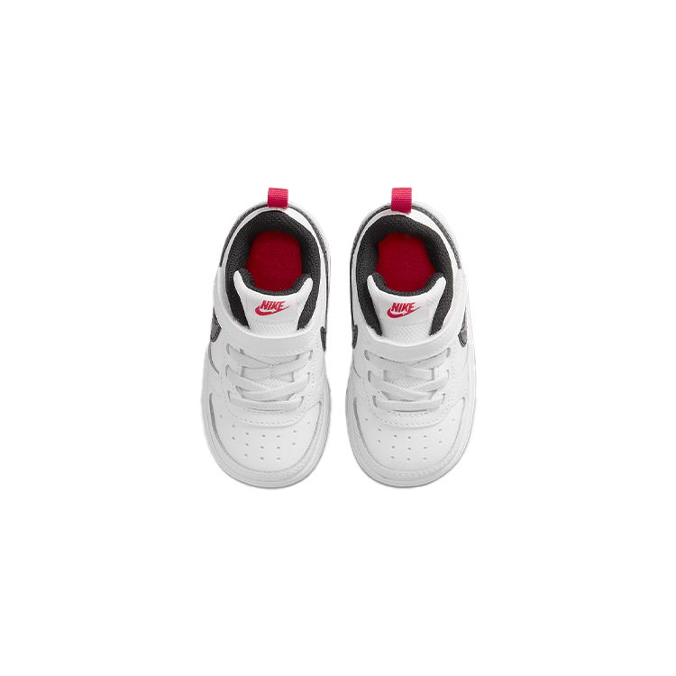 Nike Детские кроссовки Court Borough Low 2 SE TD White Very Berry черные DM0112-100