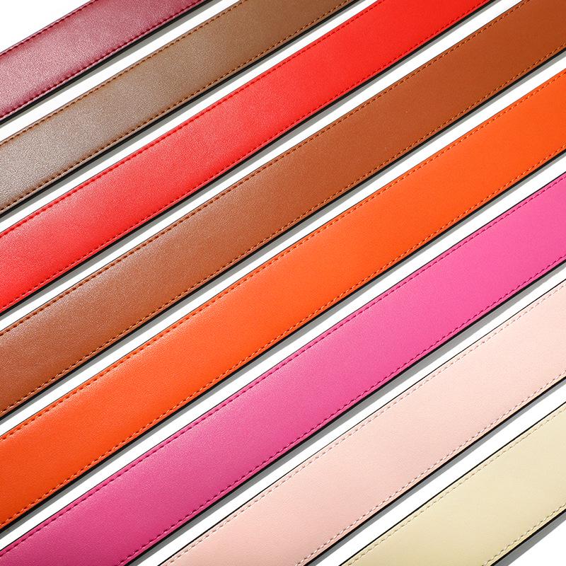 Lychee Pattern Cowhide Bag Replacement Strap - Single, Long, Versatile, Wide Shoulder Style