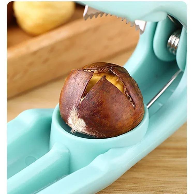 Chestnut Clip Opener Jagged Inner Knife 304 Stainless Steel Walnut Pecan Filbert Macadamia Pistachio Nutcracker Cutter Kitchen