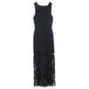 SP European & American Style Sexy Hollow Knit Tassel Dress – Spring/Summer Long Vest Dress