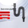 Утолщенный водоотводящий шланг для раковины с защитой от запаха