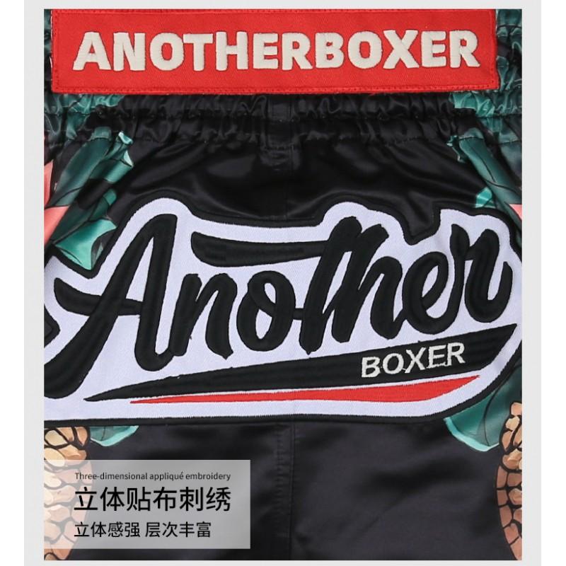 ANOTHERBOXER Шорты для боевых искусств с изображением черепа и Будды Муай Тайский бокс ММА Тренировочные Унисекс Высокопроизводительные Штаны для спортзала