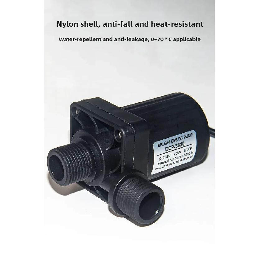 DC12V/24V DC brushless high temperature resistant mobile bathing machine water pump solar water heater submersible booster pump
