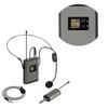 UHF Wireless Microphone Lavalier Lapel Mic Mini Receiver Transmitter Headset Set