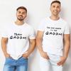 Футболка Team Groom Друзья Мальчишник Футболка Графическая футболка Муж Свадьба Дружка Одежда Мужская Y2k Топы Футболка Лучшего Друга