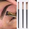 3 шт./компл. Кисть для подводки глаз с лезвием, кисть для бровей, портативная плоская тонкая подводка для глаз, кисти для контура бровей, косметические инструменты для макияжа