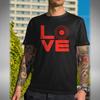 Love Vinyl Men's T-Shirt Vinyl Junkie House Music Crate Digger Turntable 12'