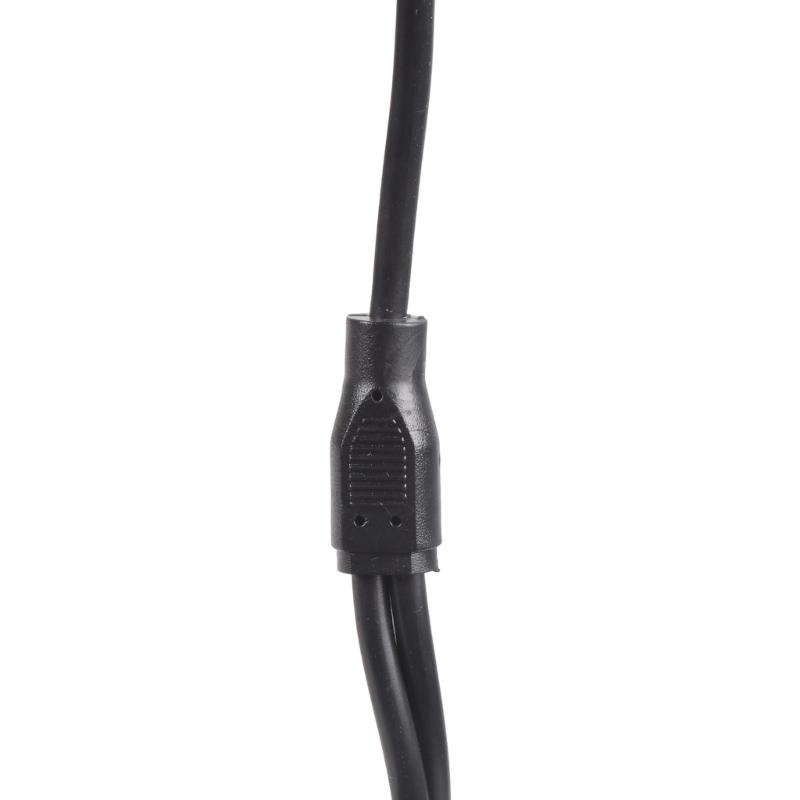 USB C к двойному 5.5x2.5мм Зарядный кабель 12В 3А Шнур питания Пластиковая текстура для Роутера, Динамика, Светодиодной ленты, Вентилятора, Камеры