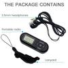 LCD Display Digital Display FM Receiver Mini Retro FM Player Practical Portable FM Radio  Walking