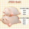 S.T.S.G Pig Plush Cushion, Cute Body Pillow, Soft and Fluffy, Perfect for Sleeping Together, Soothing (Pig with Open Eyes (50cm))