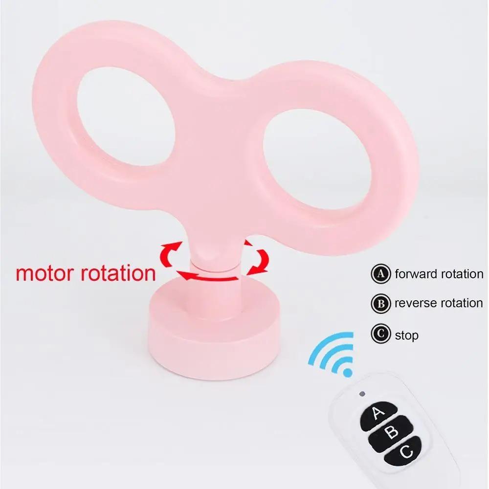 USB Charging 3D Car Wind Up Key Rotating Electric Rotating Spring Key Car Roof Decor Car