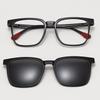 TJ2190 Unisex Three-in-One Magnetic Polarized Clip-on Sunglasses Set