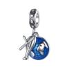 Airplane Charms Fit Fashion Original Bracelets 925 Silver Aircraft Travel Beads Camera Luggage Passport DIY Charm Jewelry GIft
