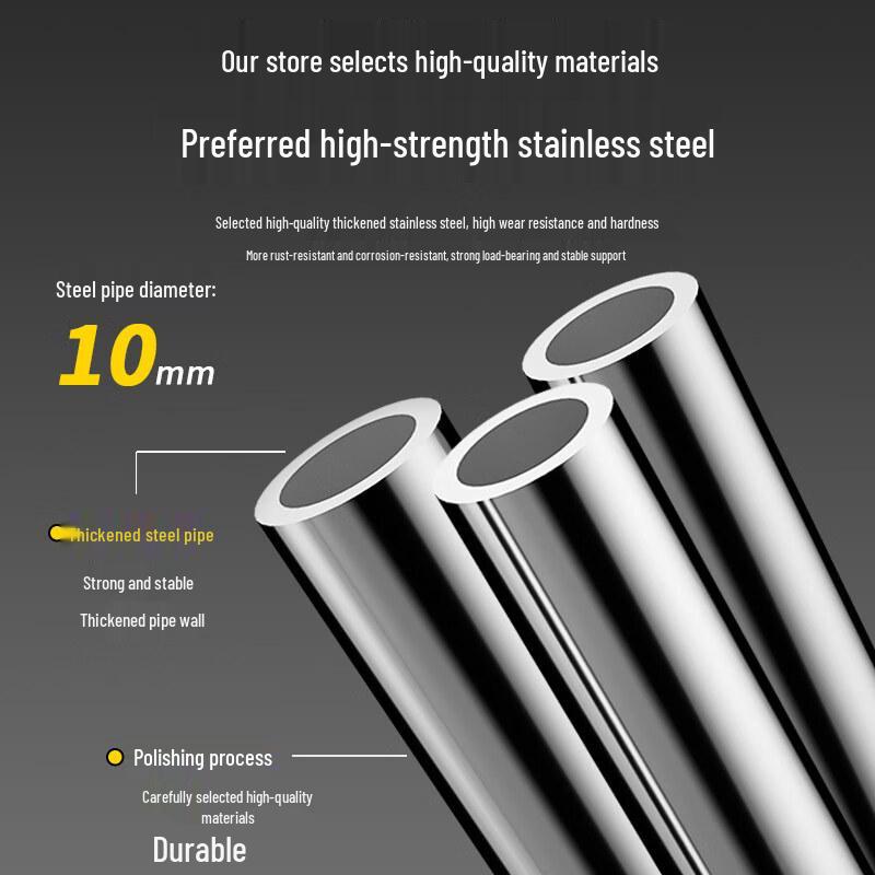 ZISIZ Stainless Steel Universal Sink Drain Pipe