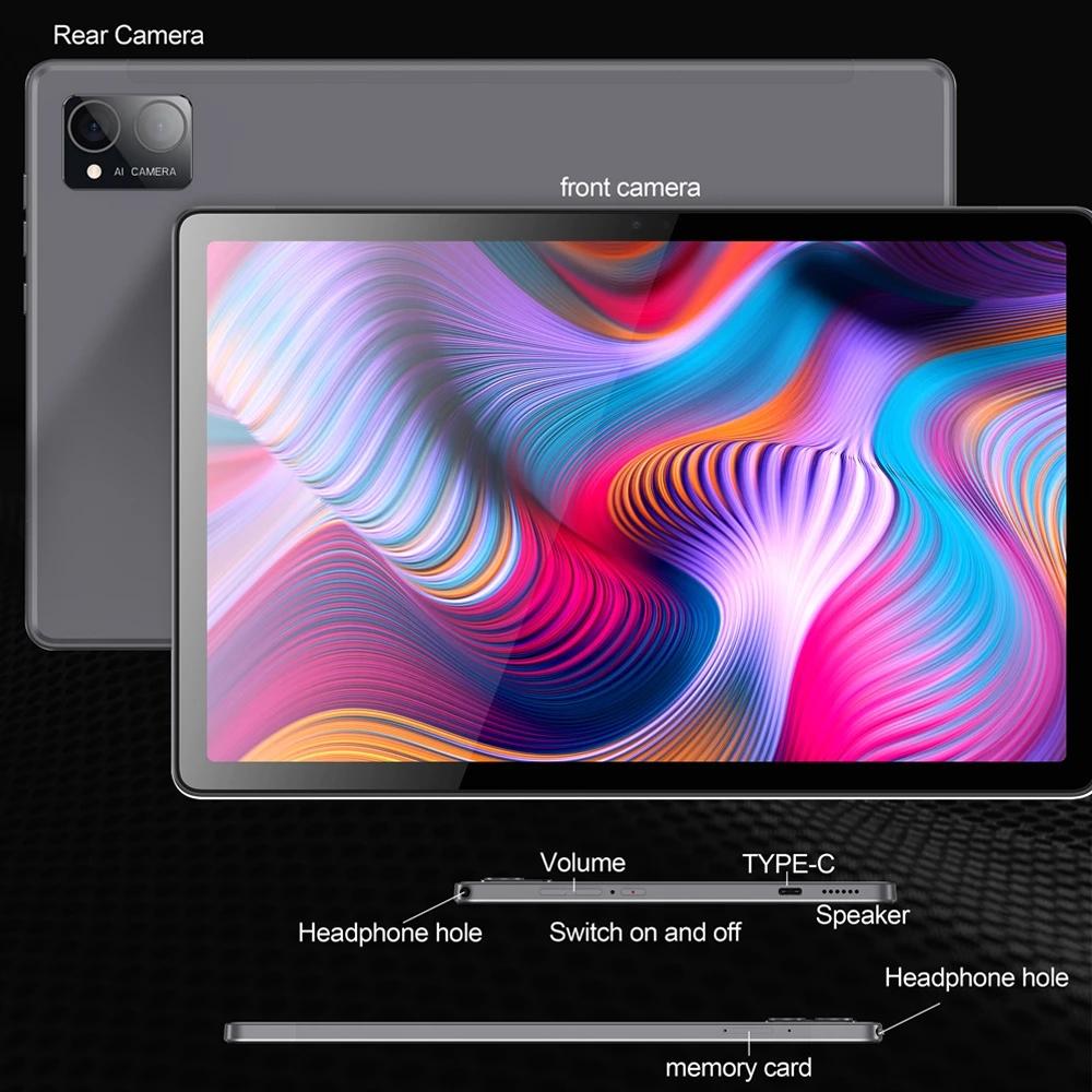 Планшет Android 12 Pad P60, 10,4 дюйма, дисплей 2000*1200, 8 ГБ ОЗУ, 256 ГБ ПЗУ, 8000 мАч, камера 13 МП + 5 МП, двойной Wi-Fi, планшеты