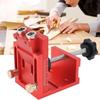 Adjustable Oblique Hole Locator Cabinet Board Punching Auxiliary Tool Aluminum Alloy Woodworking Drilling Positioner