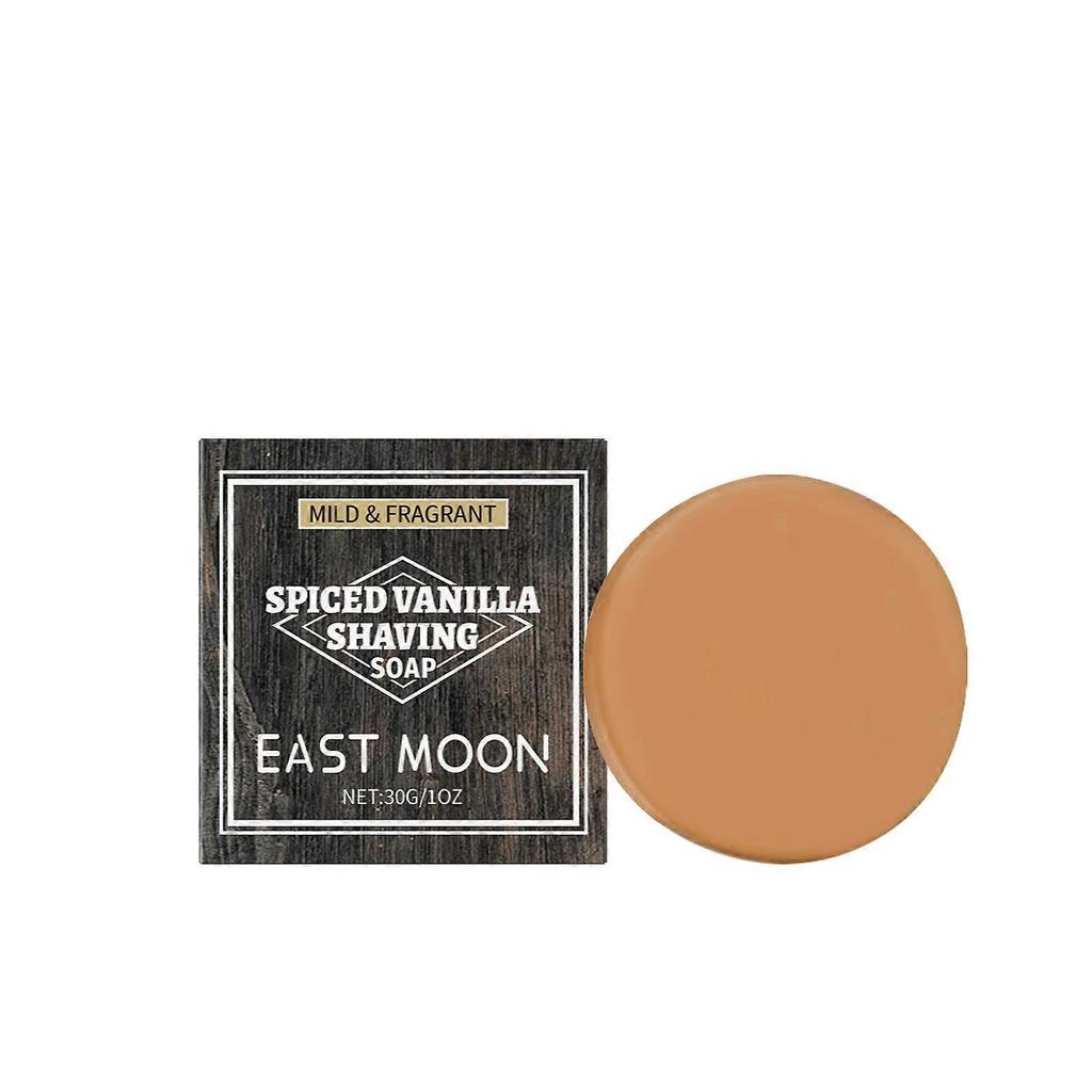 Vanilla Men's Shaving Soap Gentle, Nourishing Foam for a Smooth, Comfortable Shave & Hydrated Skin | Natural Vanilla & Cinnamon Extracts for All Skin