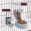 Automatic Pet Bowls Cage Hanging Feeder Pet Water Bottle Food Container Dispenser Bowl for Puppy Cats Rabbit Pet Feeding Product