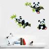 Home Fashion Decoration Wall Sticker New Cute 40x60cm Panda Bamboo Leaf Color Wall Sticker Bedroom Sofa Space Decoration Sticker