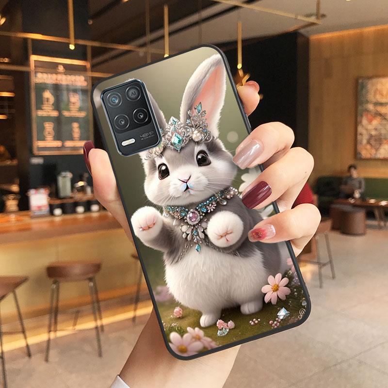 Rabbit Bunny Animal Phone Case For iPhone Samsung Galaxy Redmi Xiaomi Oppo OnePlus Note S A 7 8 9 10 11 12 13 14 20 21 22 23 53 54 Pro Max Plus Ultra