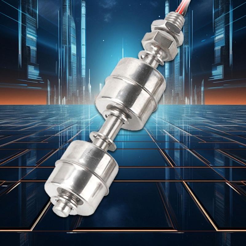 Stainless Steel Double Ball Float Switcher  Automatic Liquid Level Sensors For Water Tank Pump  Liquid Level Sensors