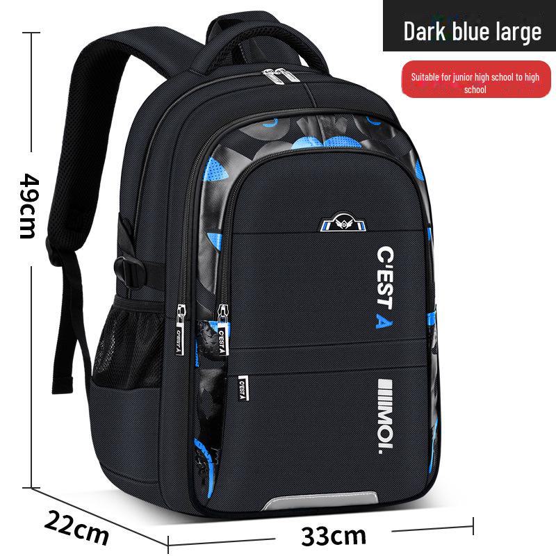 "2023 Stylish, Large Capacity, Spine-Supporting Backpacks for Boys In Grades 3-6 & Junior High"