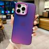 Роскошный цветной прозрачный матовый чехол с лазерным блеском и градиентом для IPhone 15 11 12 13 14 Pro Max XR XS X, жесткий акриловый противоударный чехол