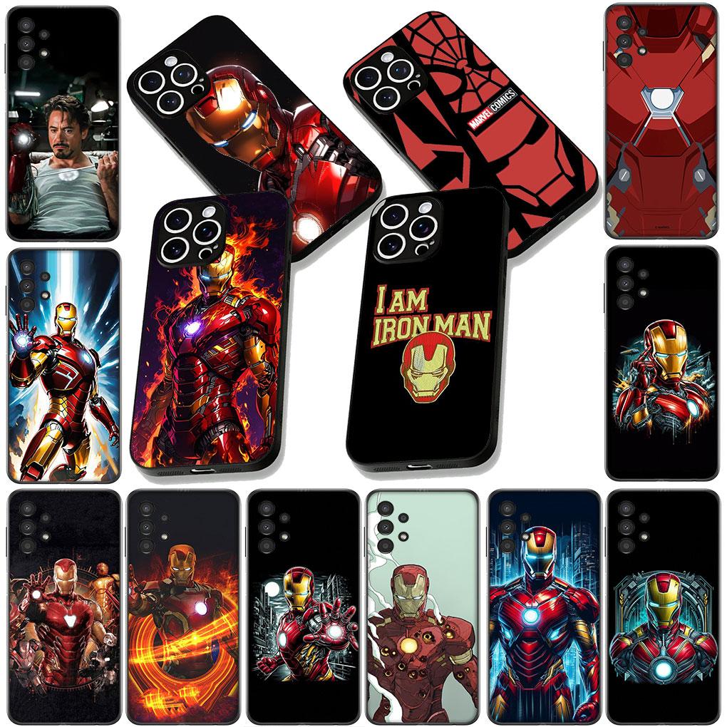 Чехол для телефона Ironman Marvel Железный Человек для Motorola Moto Edge 50 30 Fusion 40 NEO Ultra Pro E14 G20 E15 G35 G84 G13 G53 Мягкий чехол