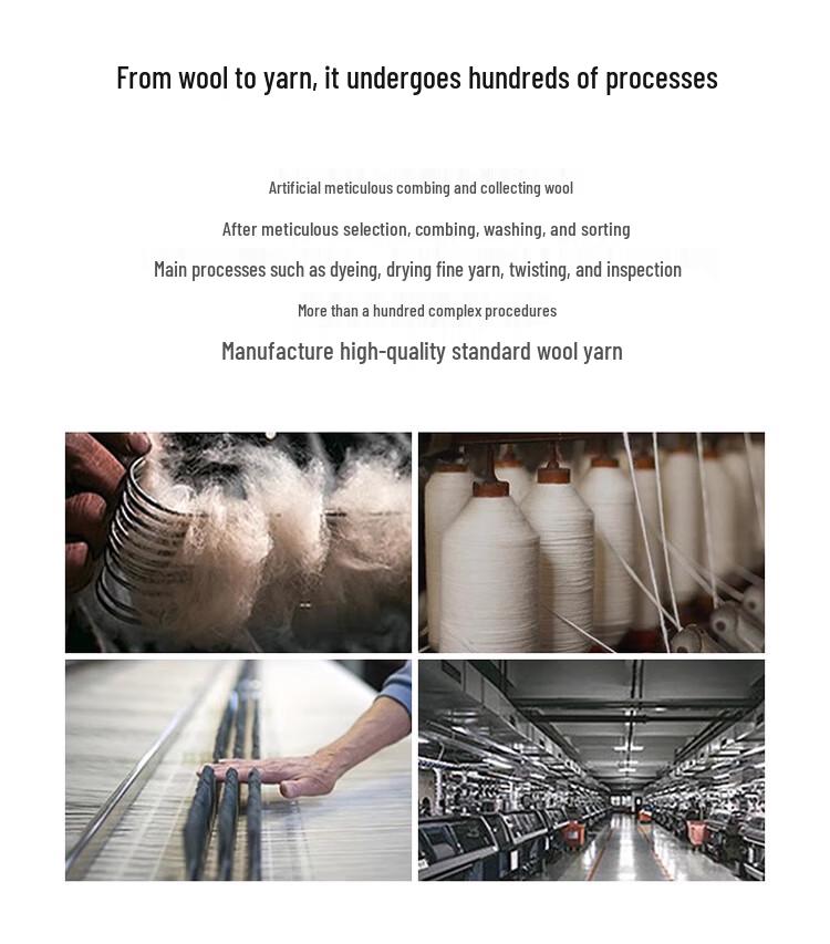 Hengyuanxiang Women's 100% Wool Turtleneck Sweater