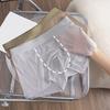 Мужское Боксерское Белье Средняя Посадка Эластичный Пояс U-Выпуклые Шорты Трусы Однотонные Облегающий Крой Эластичные Базовый Дизайн Трусы
