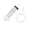 50-150ml Plastic Syringe Rings + Syringe Connector Disposable Nutrient Solution  Large Hydroponic Plastic Feeding Syringe