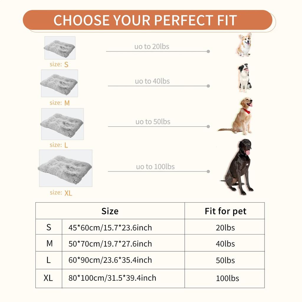 Коврики для кровати для собак, моющийся большой диван-кровать для собак, портативный питомник для домашних животных, длинный плюшевый дом, защита для сна, продукт, кровать для собаки, дропшиппинг
