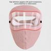 HD Goggles Cycling Cap Windproof Fleece Face Shield Caps New Face Mask  Snowboarding