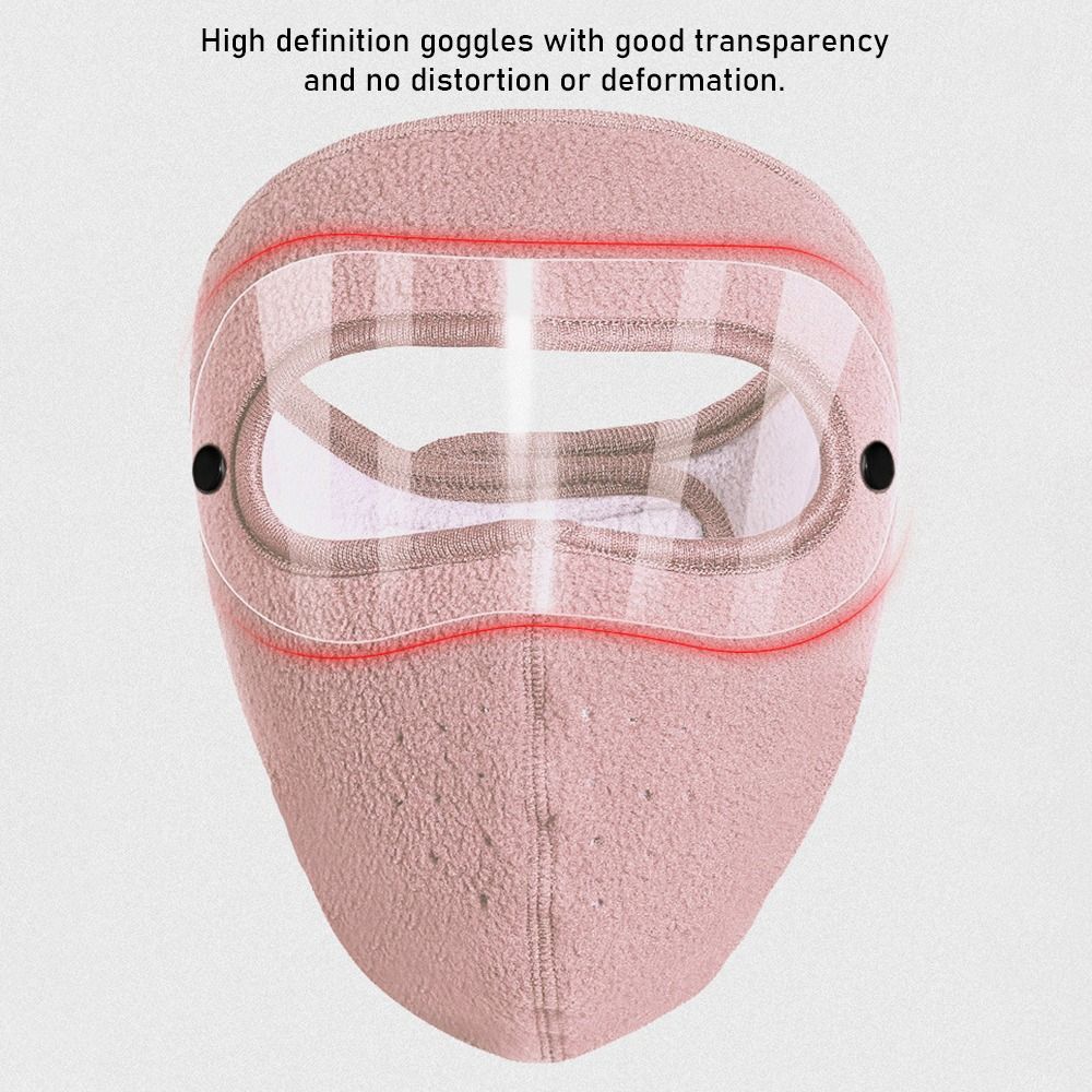 HD Goggles Cycling Cap Windproof Fleece Face Shield Caps New Face Mask Snowboarding