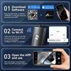 Wireless Endoscope Camera 2MP Single&Dual Lens WiFi Borescope Car Inspection Camera Waterproof Hard Pipe Camera For Android IOS