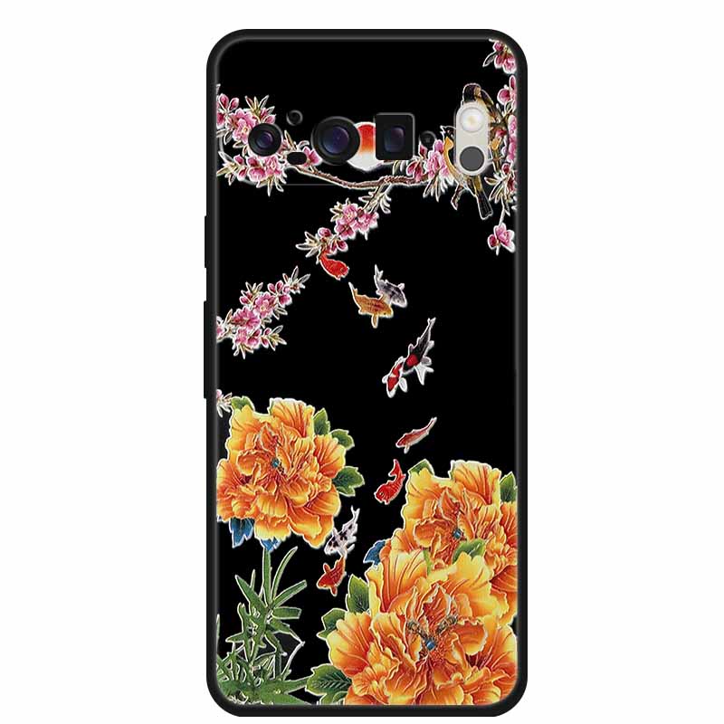 3D Тисненая Крышка Для Google Pixel 9 Pro XL / Pixel 9 Pro / Чехол Pixel 9 Цветочный Рельеф Мягкий Силиконовый Чехол Для Google Pixel 9