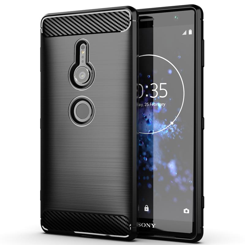 Protective Phone Cover for Sony Xperia XZ2 Shockproof Silicone Cases for Sony Xperia XZ2 Flexible TPU Rubber Case Coque Fundas