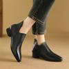 Fashion New Autumn Genuine Leather Women Boots Casual Short Boots for Women Fashion Boots Low Heels Ladies Shoes Concise Ankle Boot