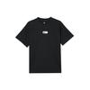 Nike Swoosh Color Block Logo Футболка с круглым вырезом, удобная, повседневная, с коротким рукавом, со спущенным плечом, женская, черная HQ1699010