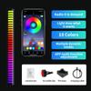 24 светодиодных ламп RGB Sound Control Voice Rhythm Ambient Pickup Lamp для автомобильного диффузора, вентиляционного зажима, освежителей воздуха, ароматизаторов, управление через приложение