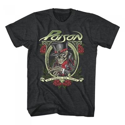 Poison Хлопковая футболка унисекс для взрослых We Trust