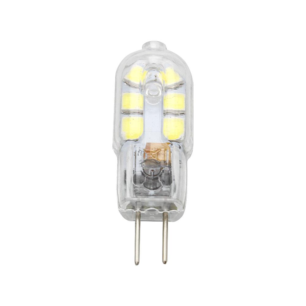 10 шт./лот 1 Вт AC DC 12 В 12 светодиодов SMD 2835 G4 светодиодная лампа накаливания Замена 10 Вт 20 Вт галогенная лампа для люстр теплый холодный белый