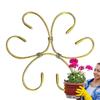 Plant Stem Holder Monstera Plant Support Stem Holder Decorative Metal Flower Trellis Gardening Supplies Clamp Houseplant
