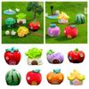Micro Landscape Cartoon Vegetable House Multicolor Desktop Knick-knack Creative Fairy Tale House