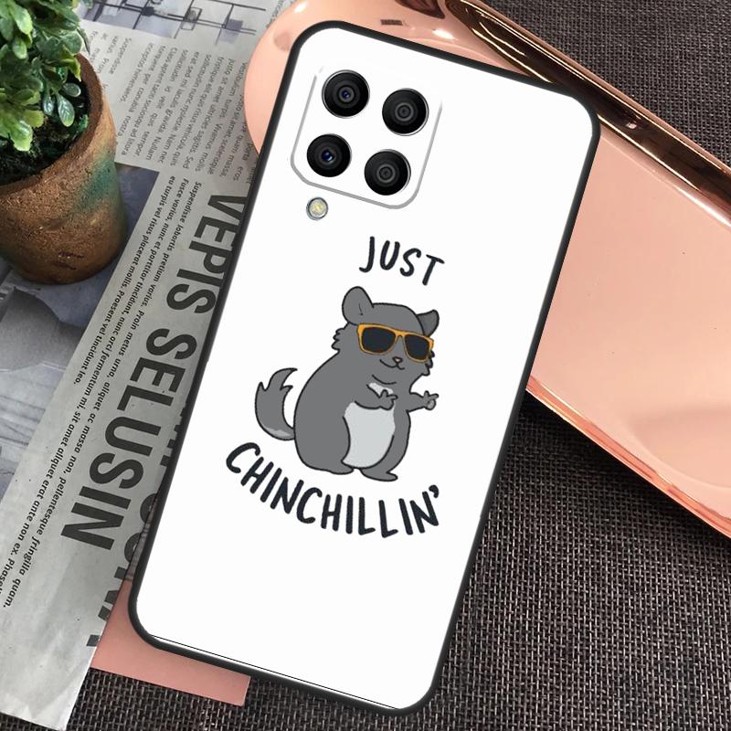 Милый Мультяшный Чехол с Шиншиллой Для Samsung Galaxy M20 M15 M55 M31s M51 M21 M11 M13 M33 M53 M52 M32 M12 M14 M34 M54